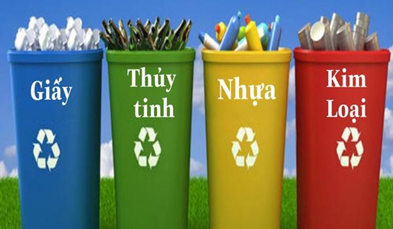 nhóm phân loại rác tái chế