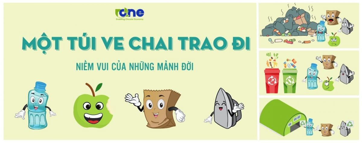 Một túi ve chai sạch bạn trao đi, niềm vui của những mảnh đời