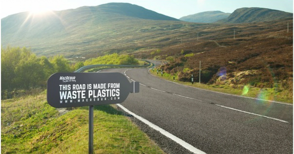 Con đường nhựa giúp giảm ô nhiễm rác thải nhựa.